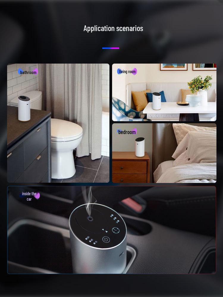 Cross-Border Car & Bedroom Aroma Diffuser - Automatic Spray Air Freshener.