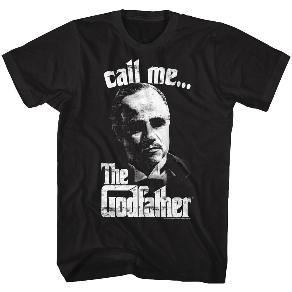 The Godfather Movie Logo Don Corleone Call Me The Godfather Men T Shirt XL
