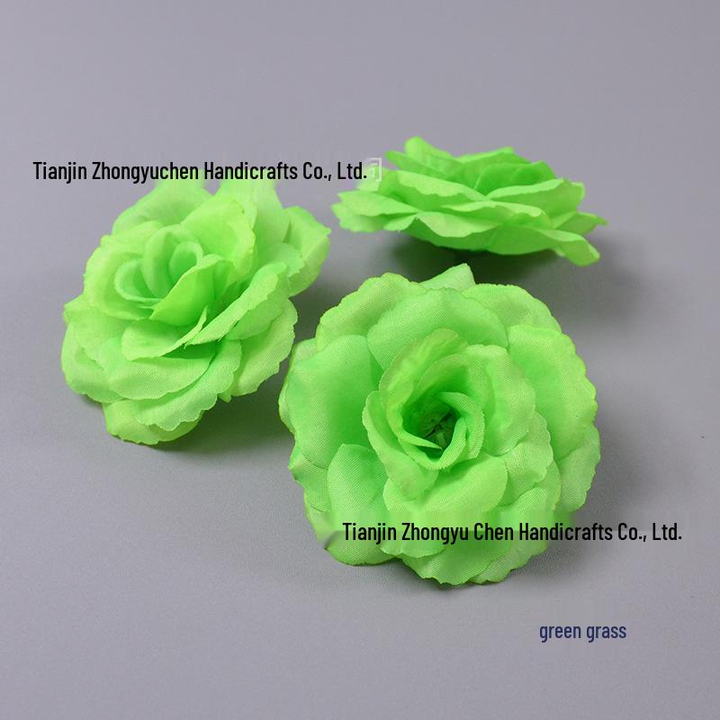 8CM Silk Rose Flowers for Wall, Box Projects, Scenery, Weddings, Flower Balls, and Ceiling Decor