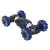 RC Stunt Car Strong Power Funny 1200MAH with Lights Music Rotating RC Crawler for Gift Blue