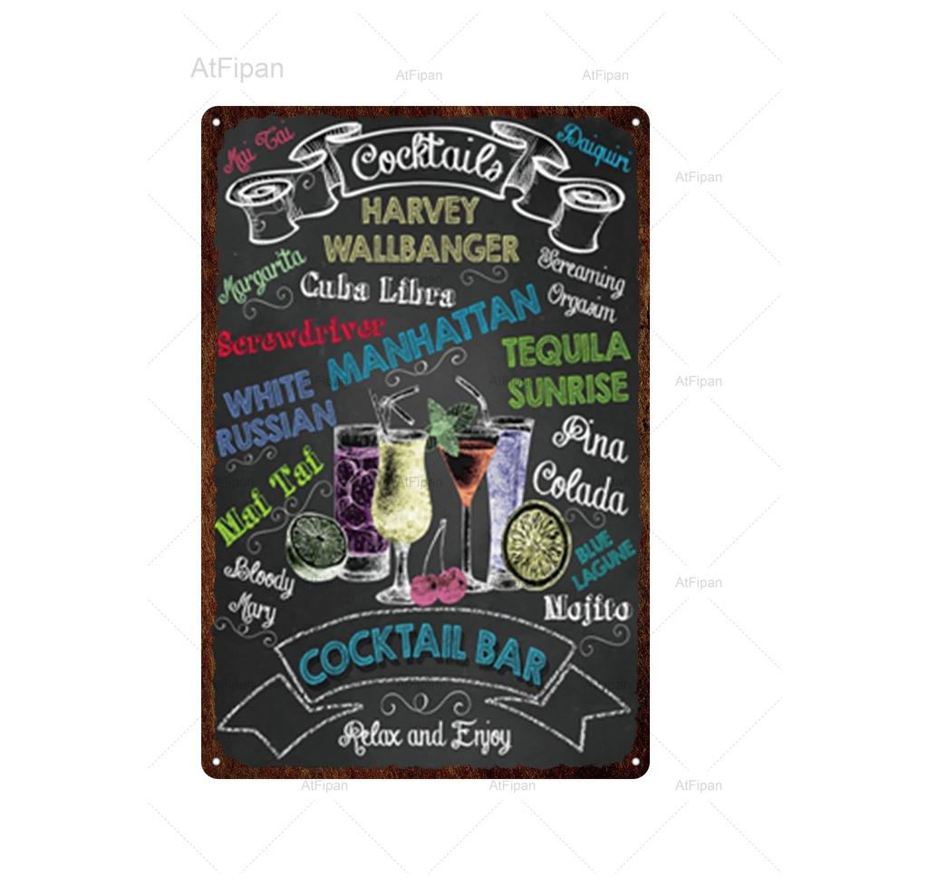 Vintage Family Life Metal Tin Sign  Retro Man Cave Rules Kitchen  Bathroom Wall Decor Home Decor Accessories