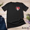 Cute Maltese Rose Heart Valentines Day Couple T Shirt