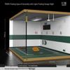 1/18 Wooden Parking Garage Model with Lighting and Dustproof Ornaments