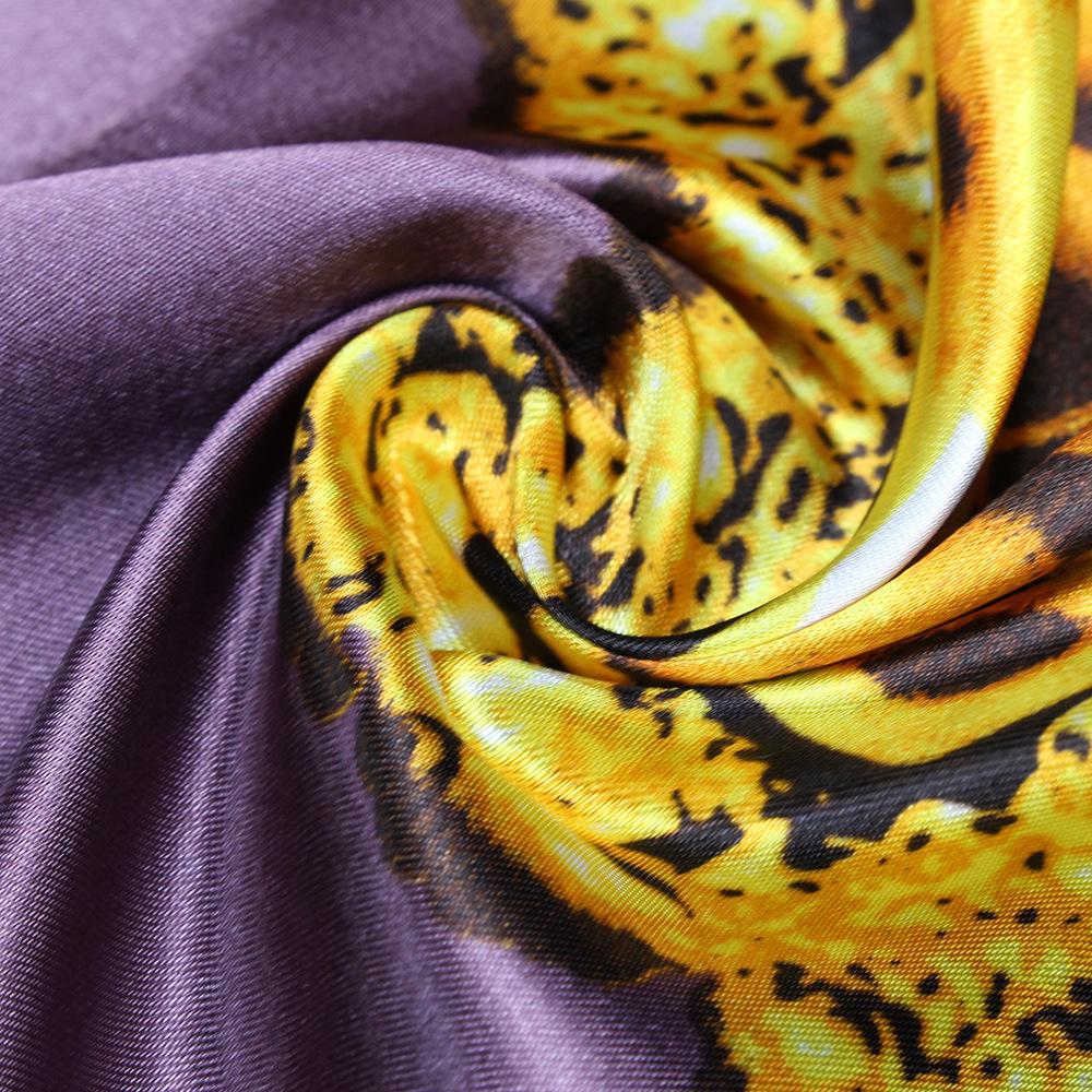 Vysoce kvalitní luxusní hedvábné šátky čelenka Šály Šála na krk pro ženy Řetízek Hedvábný šátek Dámská ozdobná šála