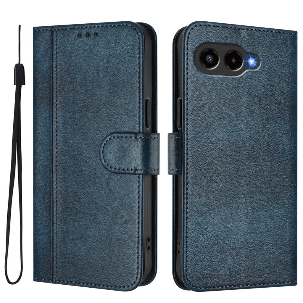 För T-Mobile T Phone 3/T-Mobile REVVL 8 Fodral Plånbok Stativ Retro Textur Läder Telefonfodral med Snodd