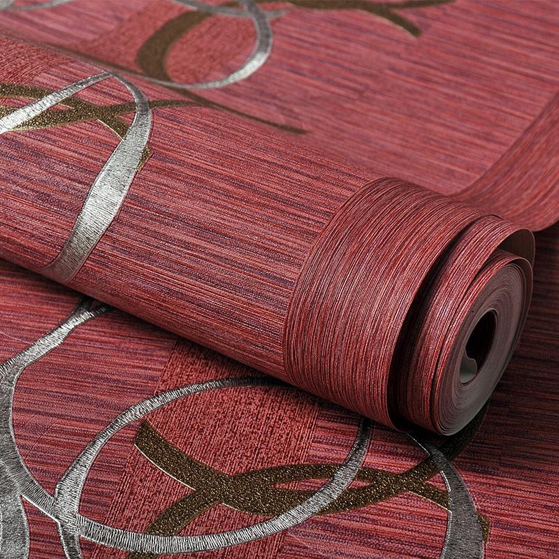 3D Circle Stripe Wallpaper Living Room Bedroom Light Luxury Wallpapers Home Decoration Mural