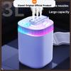Xiaomi 3L Ultrasonic Air Humidifier Cool Mist Humidifier with Night Light and Three Nozzles Quiet USB Aromatic Humidifier for Home