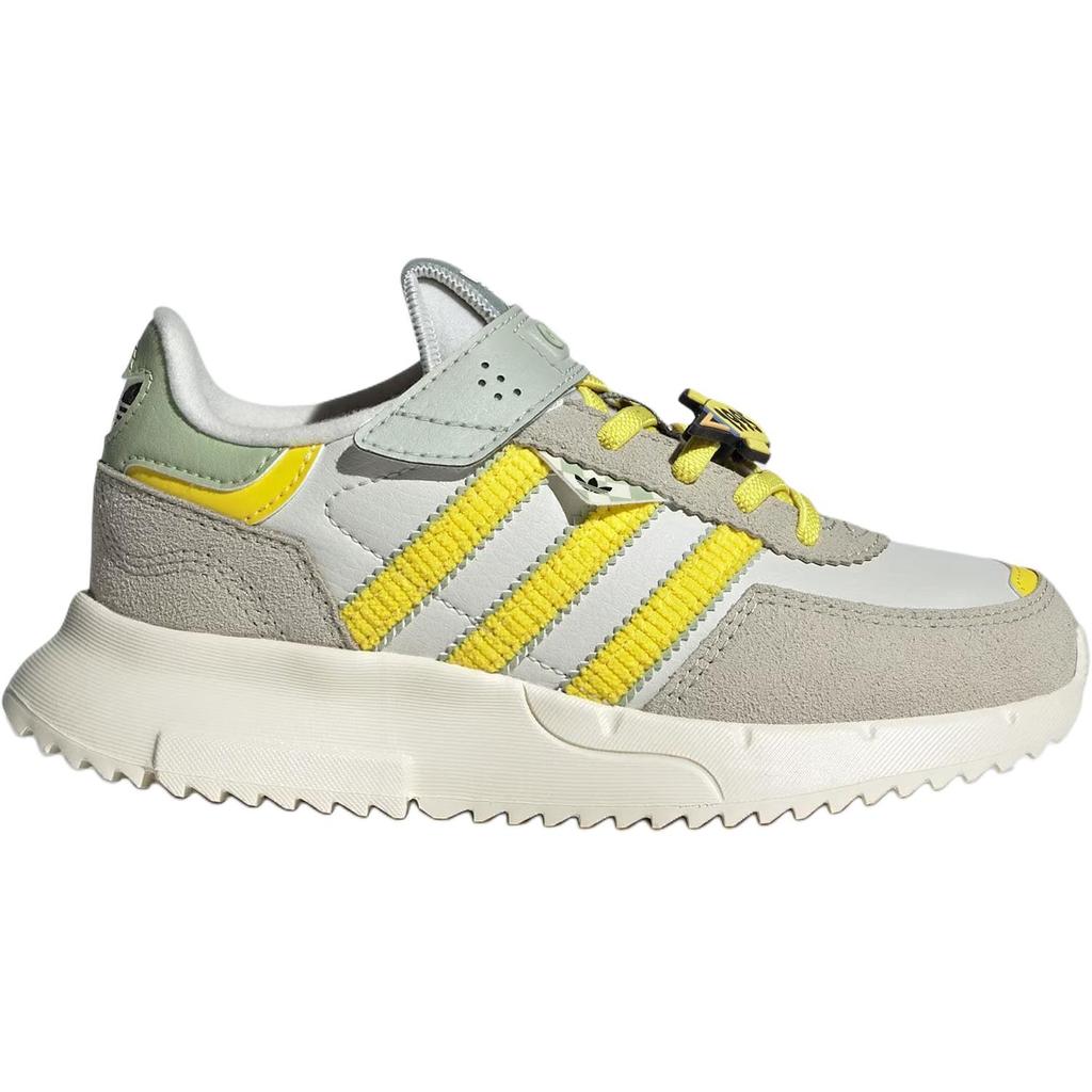 adidas Disney X  Originals Retropy F2 CF EL C Toy Story Classic Comfortable Low Top Casual Shoes Kids Sneakers Gray Yellow JS2471