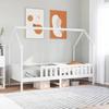 VidaXL Children's Bed Frames House Shape 90x190cm Solid Pine Wood, House-Shaped Bed Frame, Bed Frame for 850708