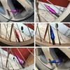 New 4pcs Long Pointed Tire Valve Caps for Automobiles and Motorcycles Tire Valve Cover Wear Parts Car Accessories