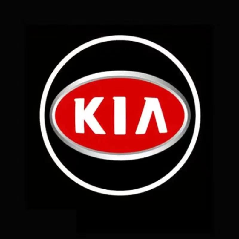 cnyqvs1 2Pcs LED Car Door Projector Logo High Definition Welcome Light For KIA K5 K9 Sorento Ceed Sportage Carnival Stinger Forte Niro