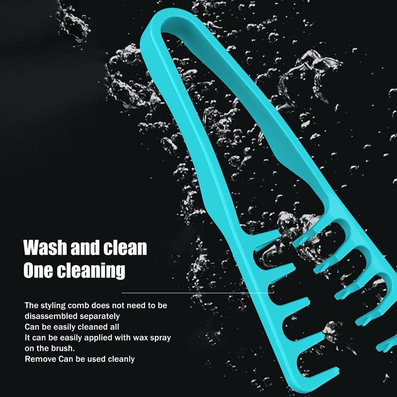 Volumizing Wide-Tooth Hair Styling Comb Curling Tools Fluffy Texture For Men Ideal For All Hair Types Hairstyling Tools