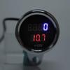 Mini Motorcycle Tachometer,Motorcycle Mini Tachometer Red Backlight,Motorcycle Tach Led Rpm Gauge Tachometer,2 in 1 Motorcycle Led Digital Voltmeter