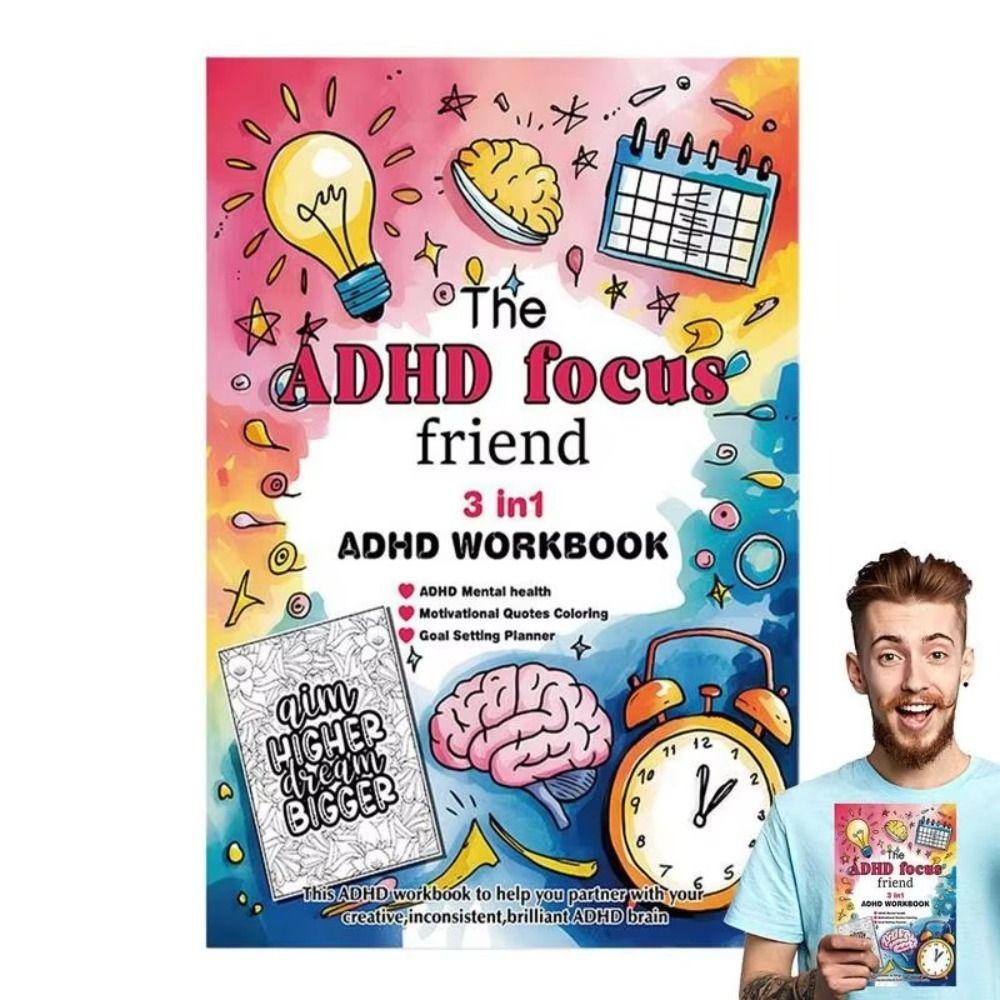 Concentration-Oriented Organizer Planner Undated Planner  Planner For Adults