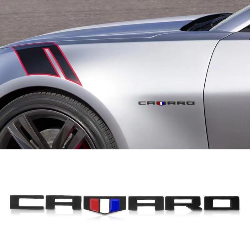 Geschikt voor Chevrolet CAMARO Bumblebee autosticker modificatie met Engelse letter metalen zijlabel bladplaat autosticker