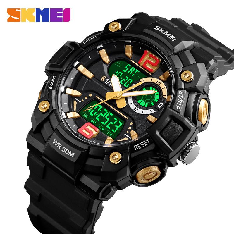 

Moment Beauty может установить 3 раза Tough Guy Black Gold Многофункциональные спортивные водонепроницаемые мужские часы для активного отдыха зелёный