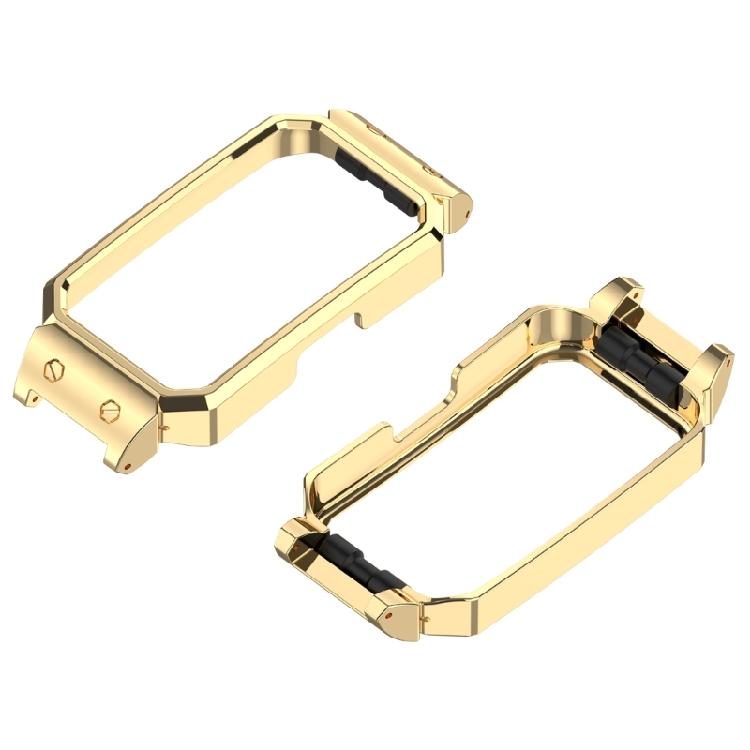 Steel Frame Screen Protector Smartwatch Wristband Accessory Protective Cover Case for Band 10 9 8