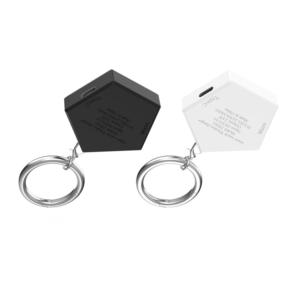 Dual Input Ports Charger for Samsung Galaxy Watch  Portable Wireless Charging Dock Type-C and Micro Interface