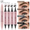 New Four-Claw Eyebrow Pencil, Waterproof And Sweat-Proof, With Distinct Roots 2-In-1 Double-Head Eyebrow Pencil, Eyeliner.