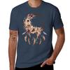 Floral Moon Dreamcatcher TShirt Summer Print Short Sleeve Tee