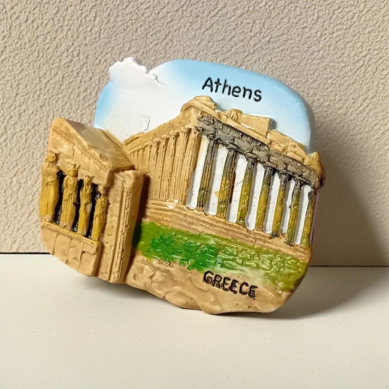 European Greek Fridge Magnets Refrigerator Stickers Magnetic Stickers Resin Refrigerator Stickers Tourist Attraction Souvenirs
