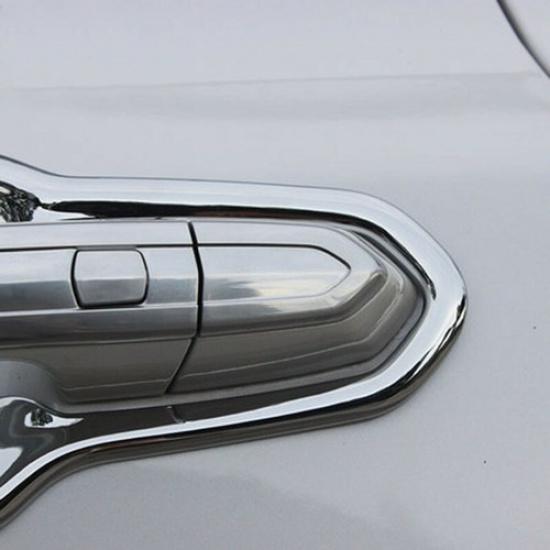 8PCS ABS Chrome Door Handle Bowl Trim Cover For Cadillac XT5 2016-