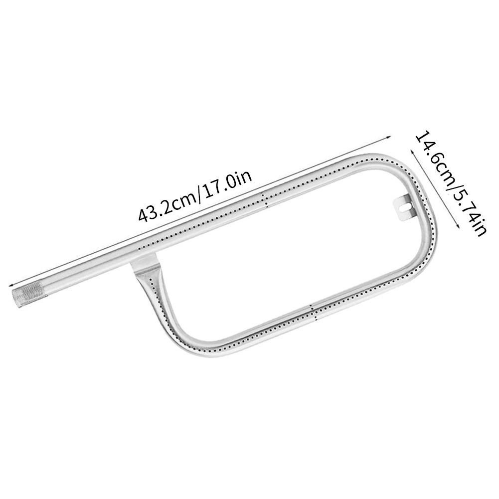 Grill Burner Tube Replacement 304 Stainless Steel Heating Element Top Heat Grill Grill Burner Replacement Part for Weber Q100