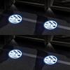 LED Car Door Logo Welcome Light Laser Projector Lamp For Volkswagen GTI R VW Golf 5 Polo Tiguan Jetta Touran Passat Beetle Rline ADFGH1