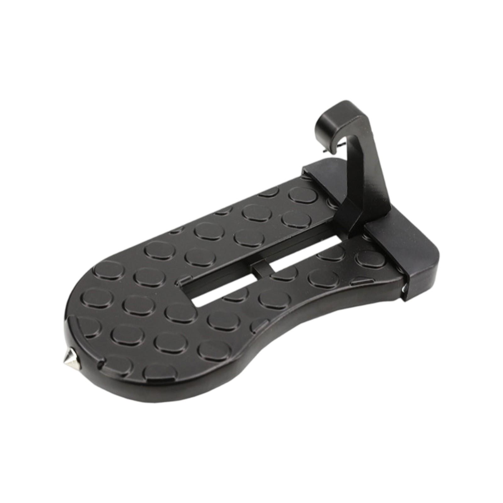 

Подножка для двери автомобиля, универсальный канал для крыши, складная подножка из алюминиевого сплава, подходит для большинства автомобилей, внедорожников и грузовиков One Size чёрный