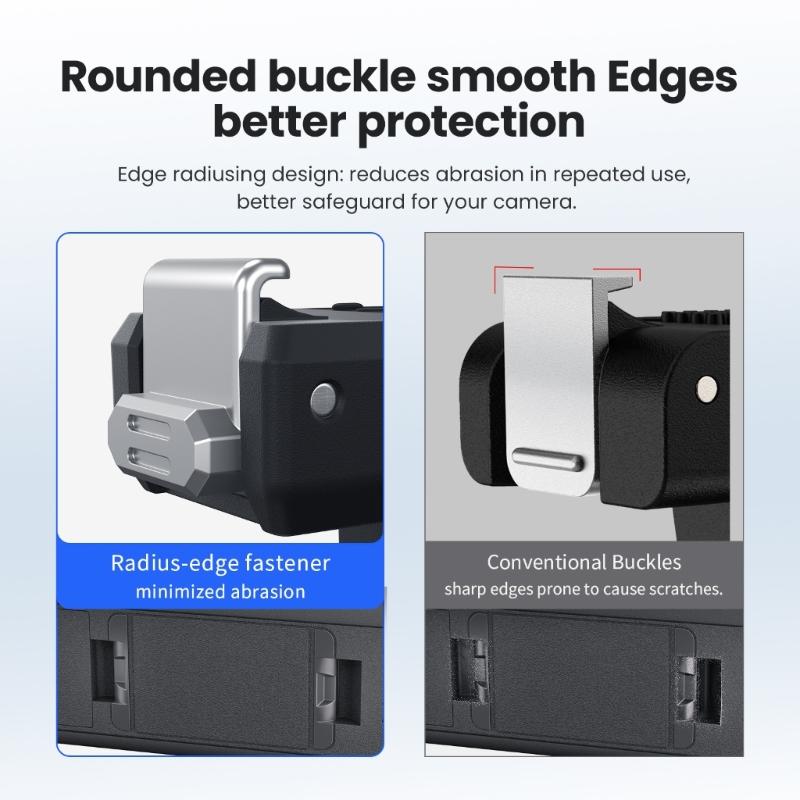 Magnetic Grip Adapter with Quick Release Function Compatible for Action Cameras Ideal for Sports and Travel Recording