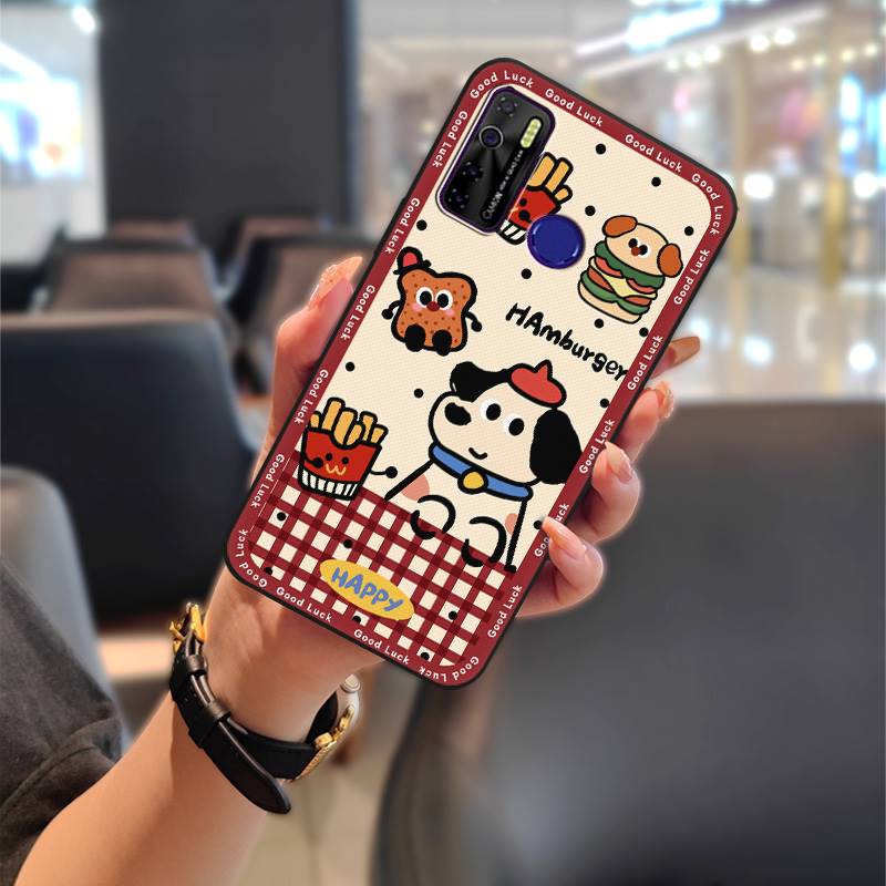 Durable Phone Pouch Phone Case For Tecno Camon15/15Air/16S/KD7H/CD6/CD7/Spark5/5Pro Anti-knock Graffiti Cartoon Silicone