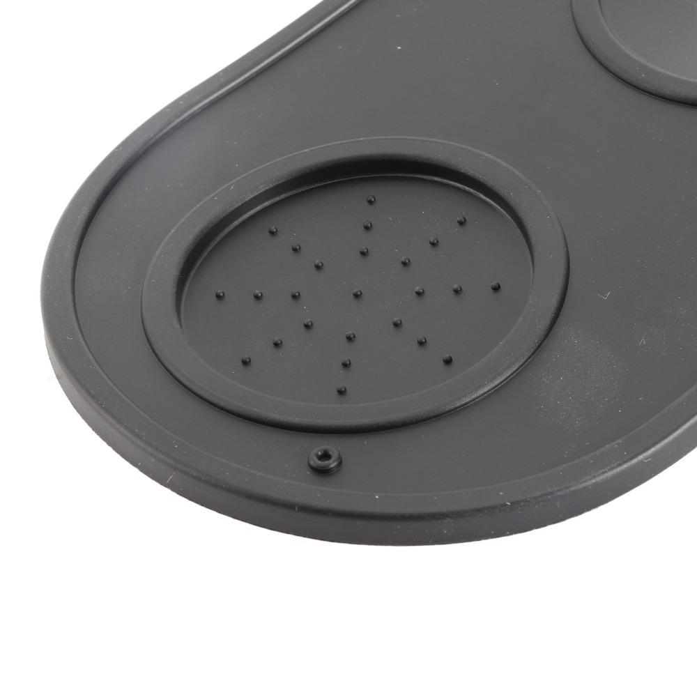 Corner Edge Espresso Tamping Mat Thicken Design Tamp Support Pad Barista Tool Mat Countertop Use