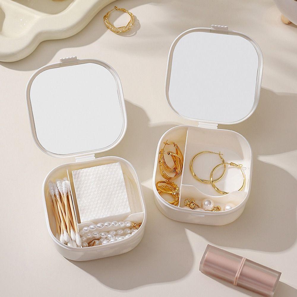 

DIY Makeup Box Mini Cotton Swab Boxs Durable Necklace Ring Storage Box