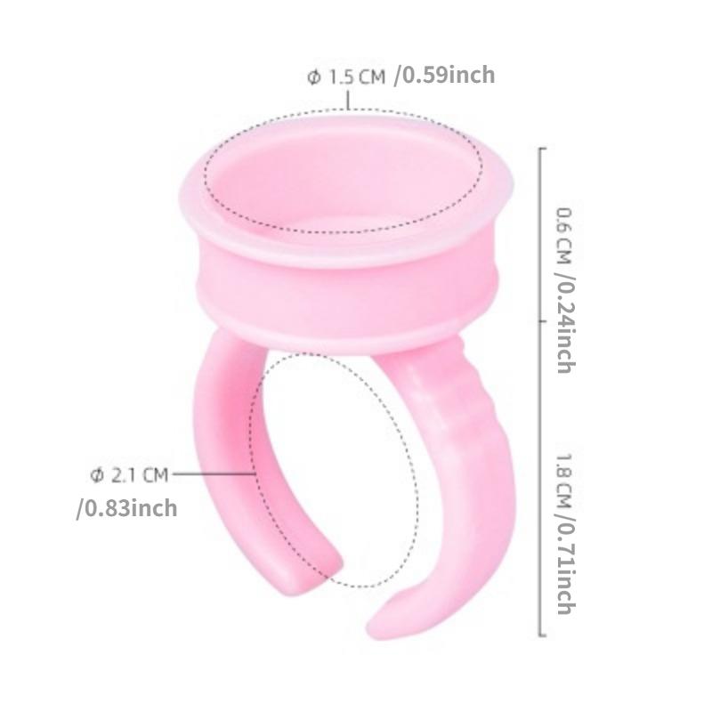 

100 шт. одноразовые колпачки для чернил для татуировки, розовое кольцо для татуировки, чашка с чернилами для игл для татуировки, аксессуары для макияжа, инструменты для татуировки