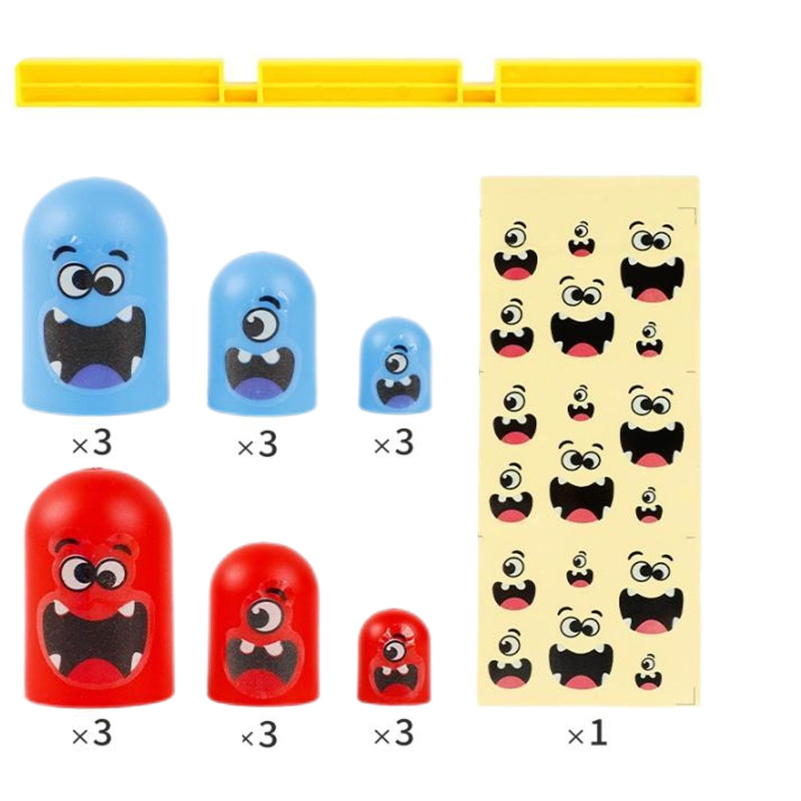 

Big Small CartoonThinking Тренировочная настольная игра Родитель-ребенок Интерактивные развивающие игрушки для детей Рождественские подарки one size синий