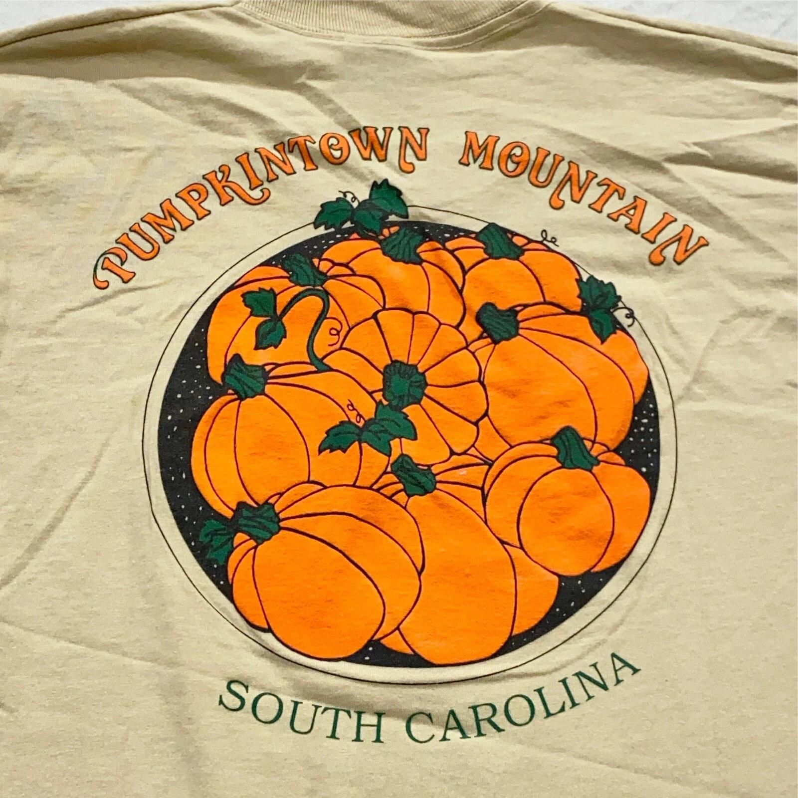 vtg 80s PUMPKINTOWN MOUNTAIN OPRY SOUTH CAROLINA T-Shirt XS/SMALL pickens thin 3XL