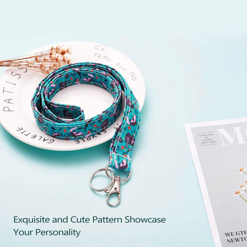 Otter Lanyard Gifts Lanyards for ID Badges Keys Long Neck Cute Cartoons Anime Otters Gift for Women Teacher Lanyard String for Kids
