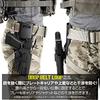 LayLax CQC Holster Attachment Drop Belt Loop [Black] Polymer Holster with One-Touch Attachment and Angle Adjustment