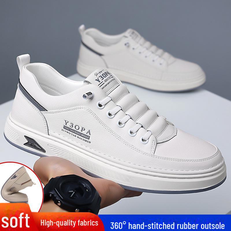 

Мужские дышащие кроссовки с мягкой подошвой Slip-On Casual - Белые 44