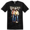 Brooks and Dunn Country Music T Shirt W/ Cowboy Guitar Vintage Concert Art Tee