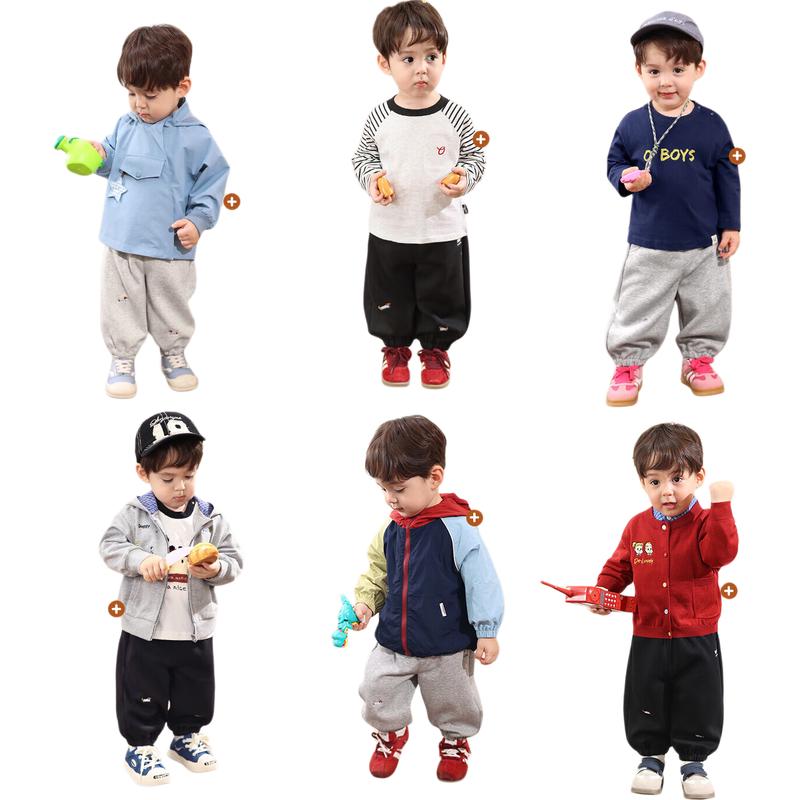 LUSON Baby Boys  Embroidered Casual Sweatpants 73