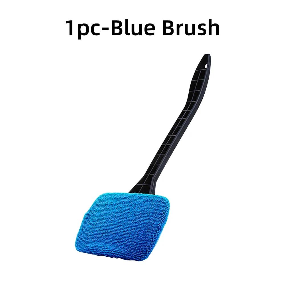 Car Windshield Cleaning Brush Kit Window Wash Cleaner Brush Cleaning Tool Auto Glass Wiper with Long Handle Car Accessories