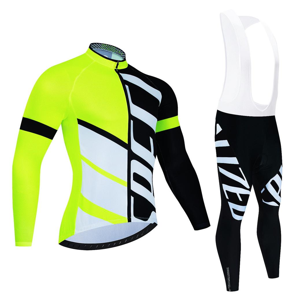 Cycling Suit Long-sleeved Suit, Cycling Suit Spring and Autumn Tour De France Competition Suit