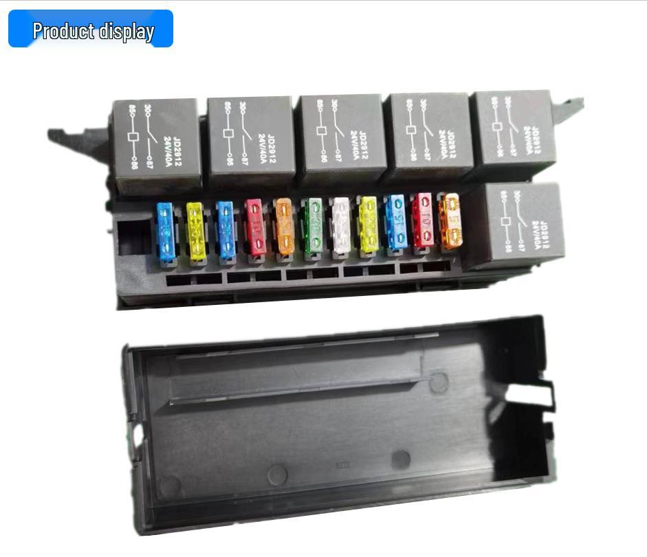 11-Way Car Relay Fuse Box with Wiring Harness for New Energy Vehicles