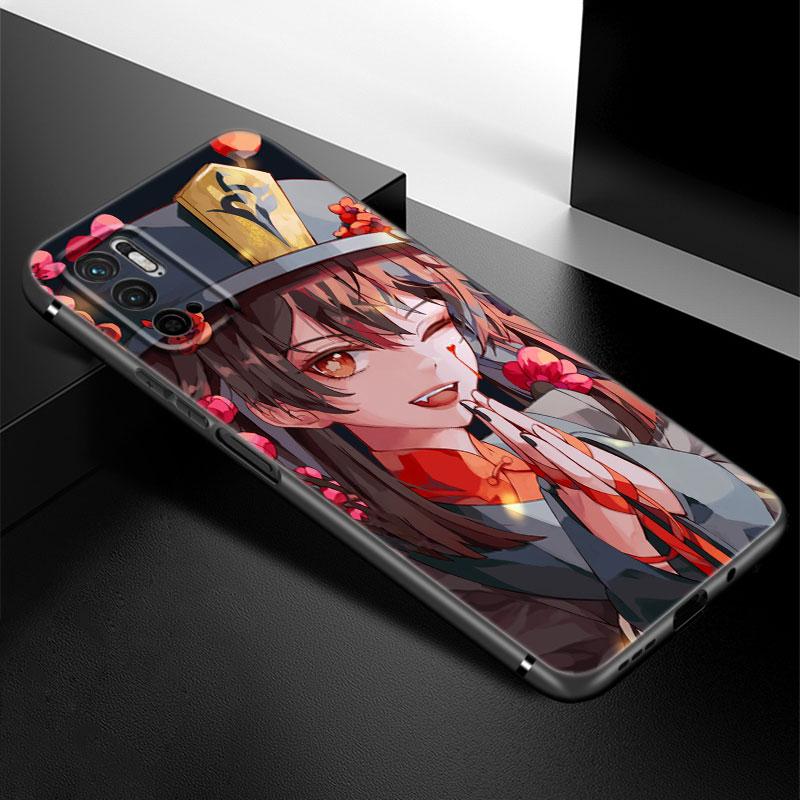 Genshin Impact Raiden Shogun Baal Case For Xiaomi Redmi Note 7 8 9 10 Lite 11 11E 11T 12 Pro 11S 4G 10T 5G 8T 9S 10S Black Cover