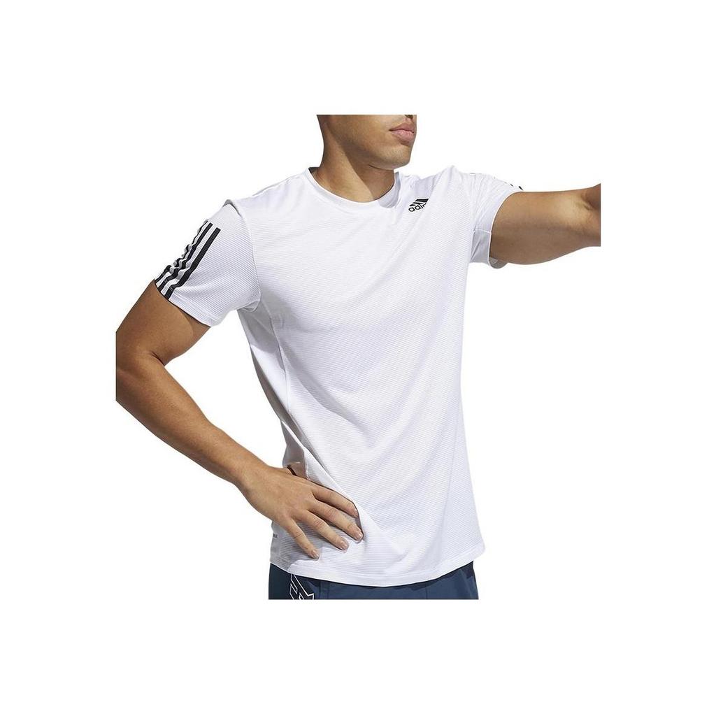 adidas Aero3s Tee Pb Casual Running Sports Short Sleeve T-Shirt Men Tops White GQ2164