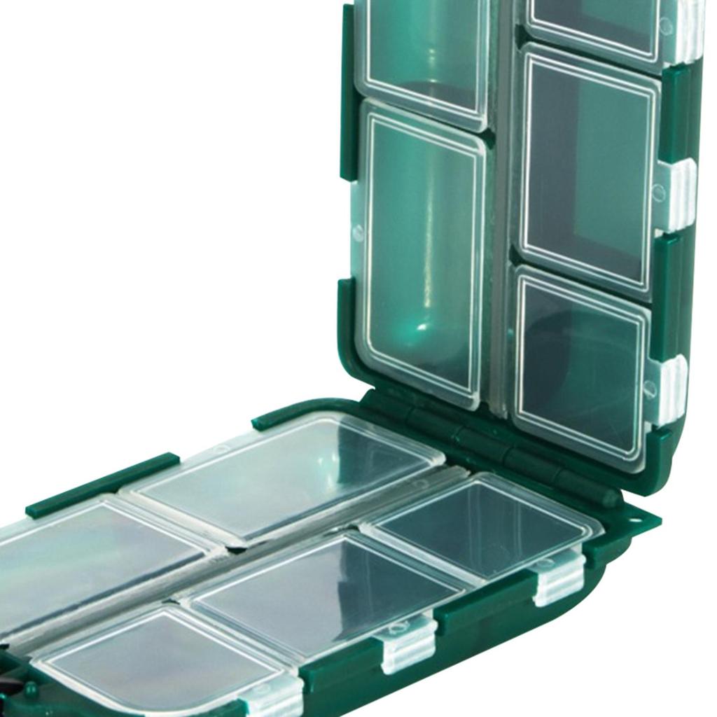 Fishing Tackle Box Fishing Storage Box Fishhook Organizer Tool Jig Double Sided