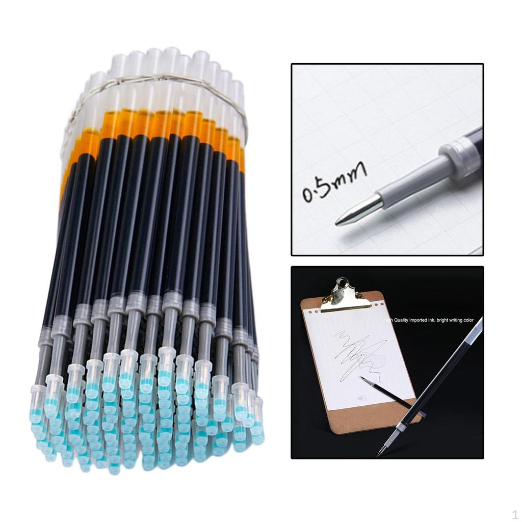 100 Gel Pens Refill Office , Refills, Set for Student Kids Craft Supplies
