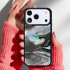 Neon Marble Art Phone Case for iPhone 17 Air 16e 15 14 13 Pro Max Back Cover for 12 11 Pro Coque