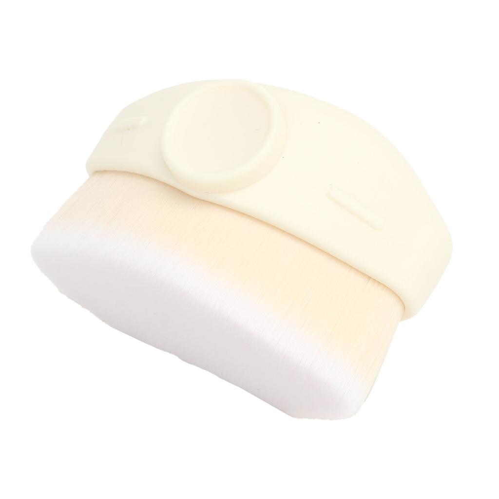 2pcs Nail Dust Remover Brush Portable Nail Dust Cleaner Brush Makeup Foundation Brush Black Green